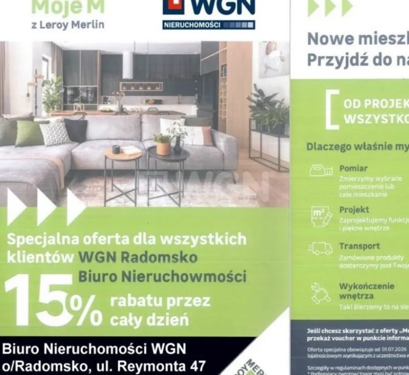 Mieszkanie na  sprzedaż Radomsko - nowoczesne / nietypowe / przestronne.
